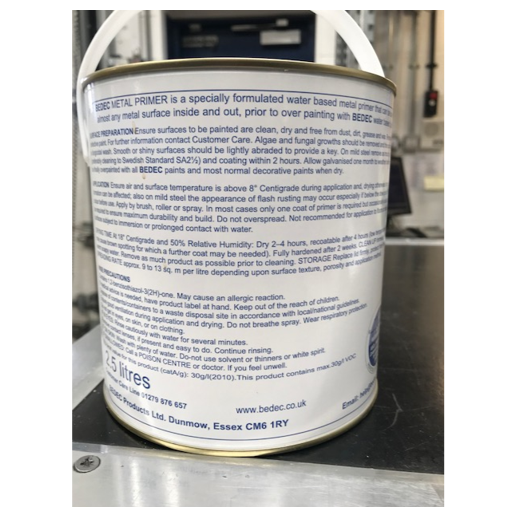Bedec Metal Primer Red Oxide 2