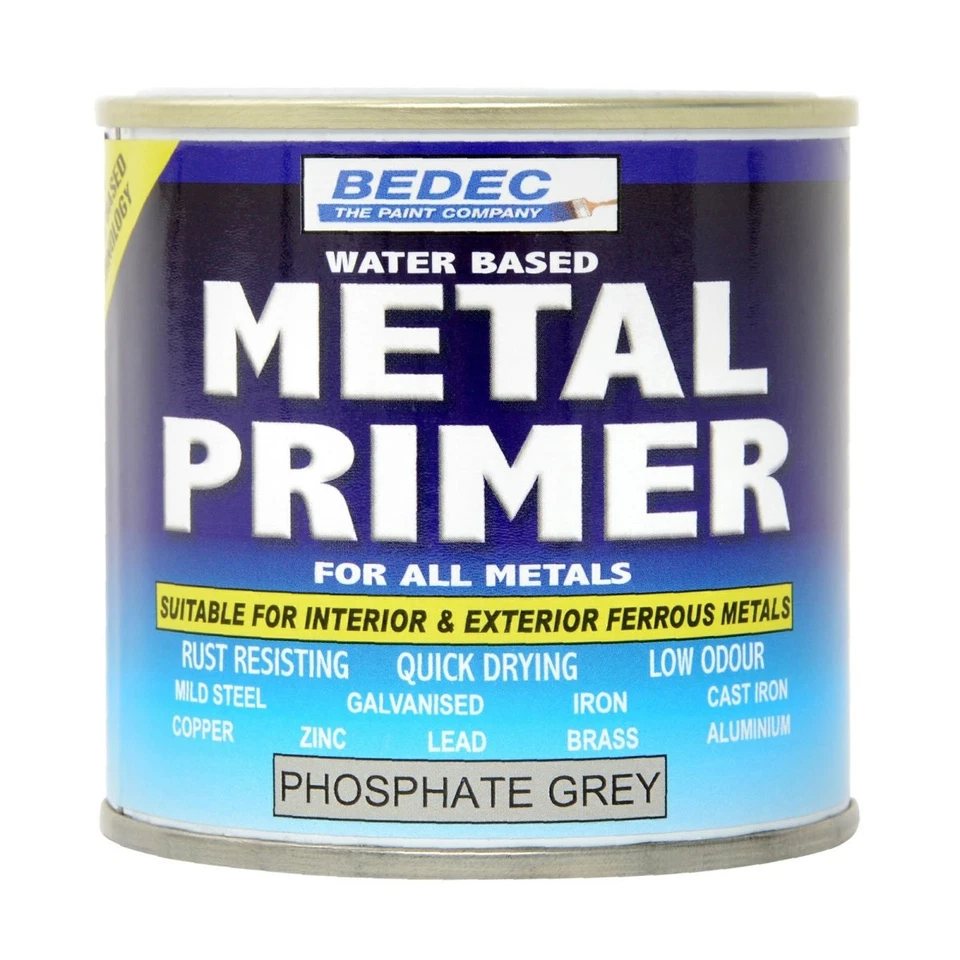 Bedec Metal Primer Paint Phosphate Grey 2.5L