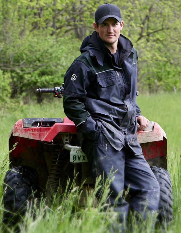 Betacraft ISO940 Eco Waterproof Mens Parka Black-Moss 2