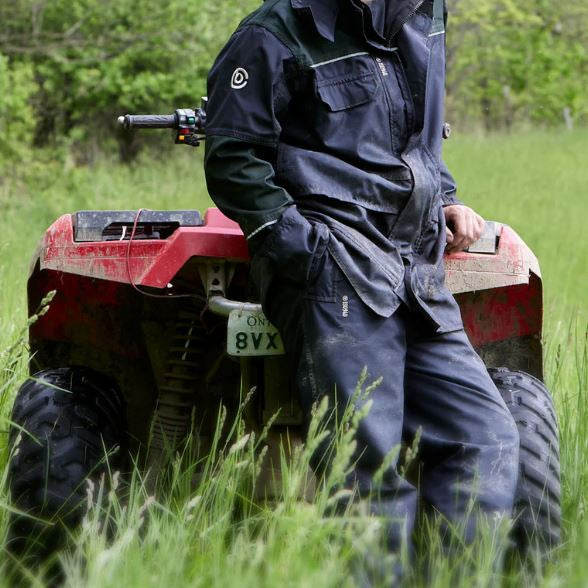 Betacraft ISO940 Waterproof Eco Mens Overtrouser Black-Moss 3