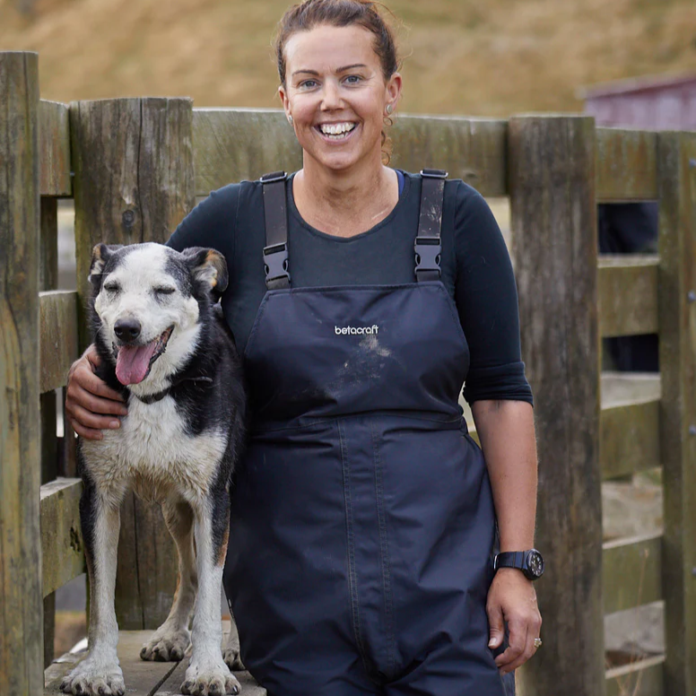 Betacraft ISO940 Waterproof Eco Mens Bib Overtrouser Black-Moss