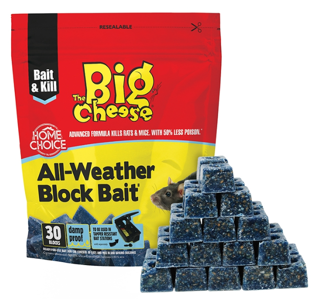 Big Cheese All Weather Block Bait (30x10g Pack) 2