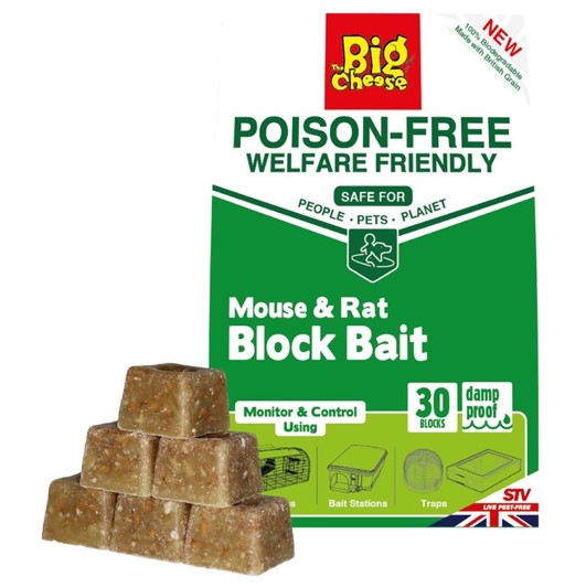 Big Cheese Poison Free Mouse & Rat Bait (30x10g Pack) 1