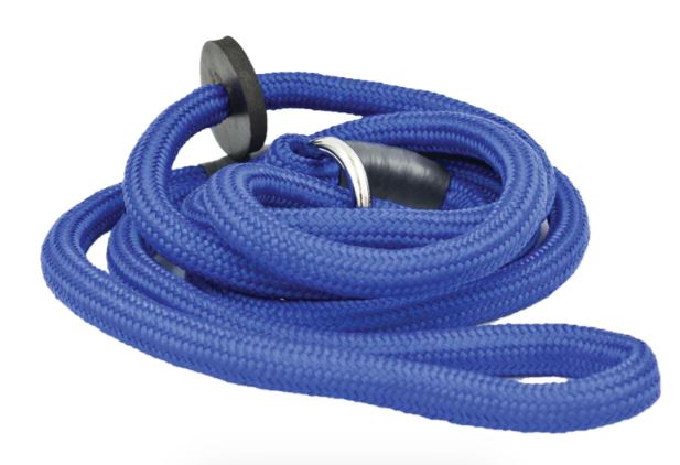Bisley Basic 8mm Braided Slip Lead Blue