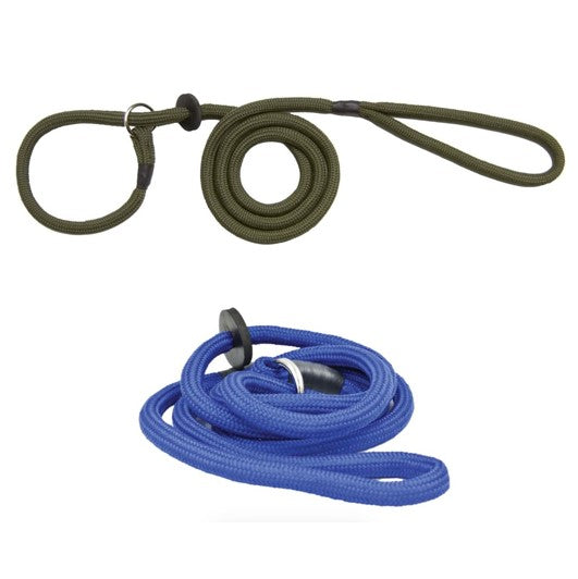 Bisley Basic 8mm Braided Slip Lead Green & Blue