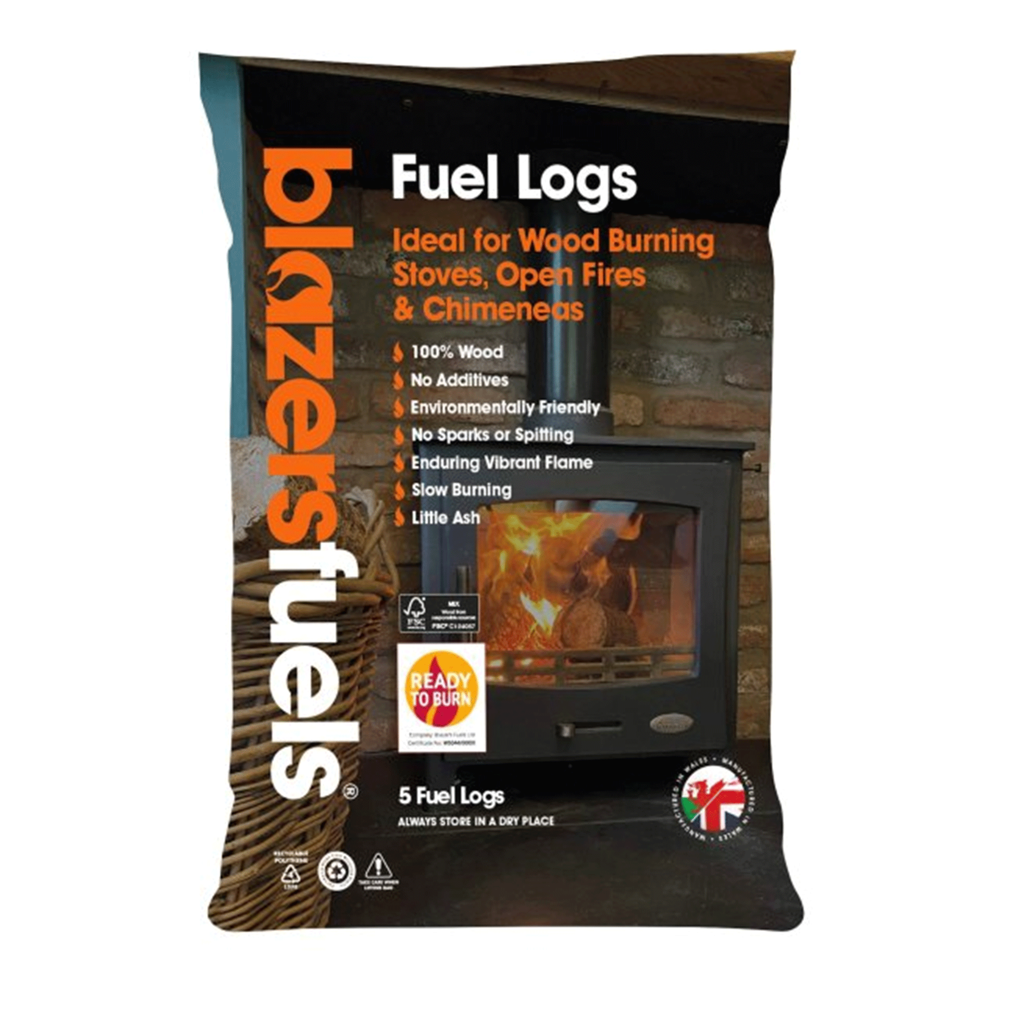Blazers Fuels Compressed Fuel Logs