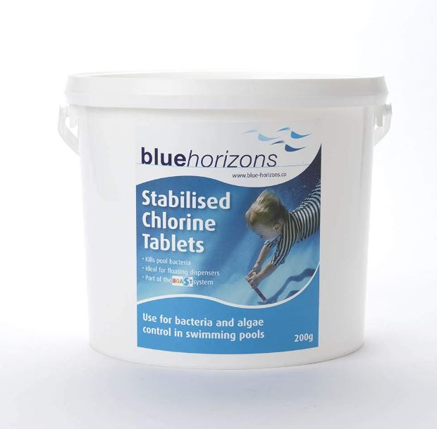 Blue Horizons 200g Stabilised Chlorine Tablets