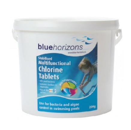 Blue Horizons 200g Stabilised Multifunctional Chlorine Tablets