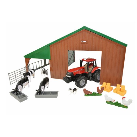 Britains Animal Farm Building Set with Case IH Tractor 1 32 Scale 1