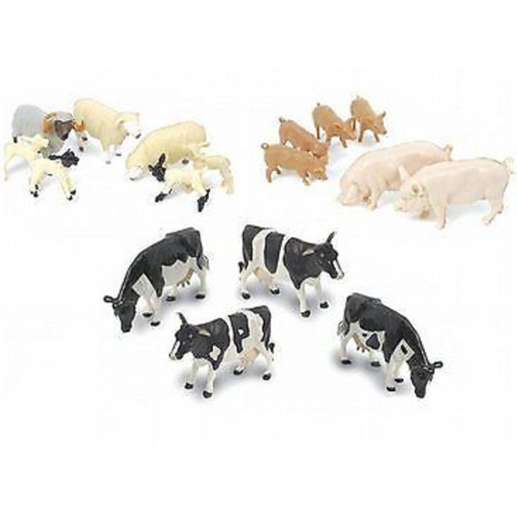Britains Farm 17pc Mixed Animal Set 1:32 Scale