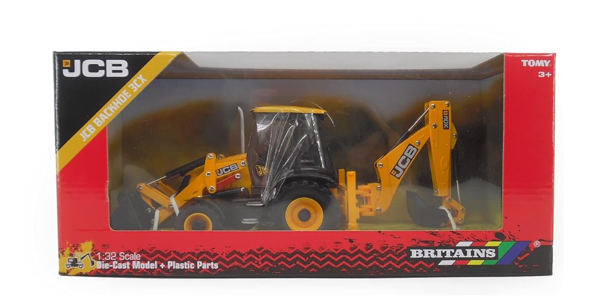 Britains JCB 3CX Backhoe Loader 1.32 Scale 4