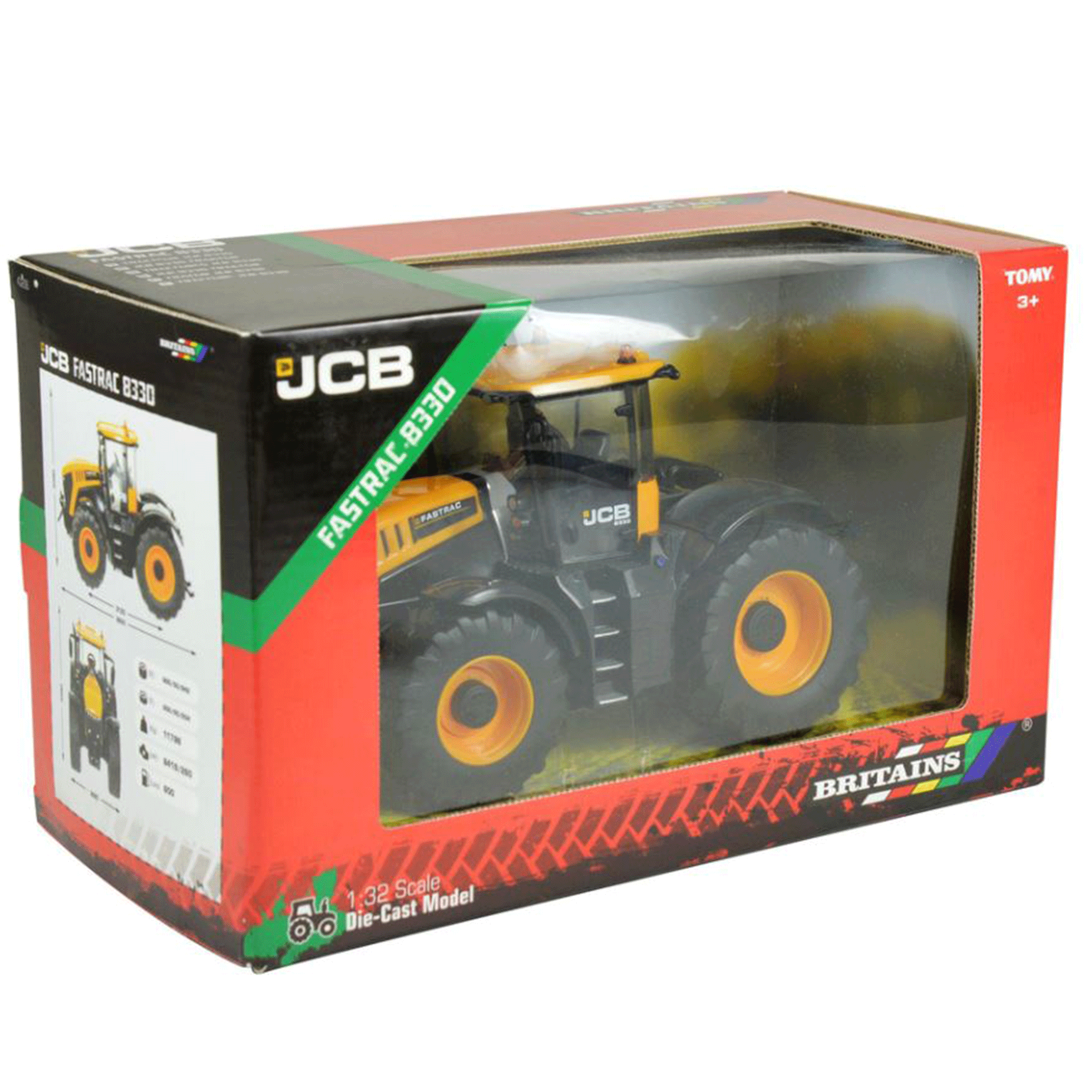 Britains JCB 8330 Fastrac Tractor 1:32 Scale