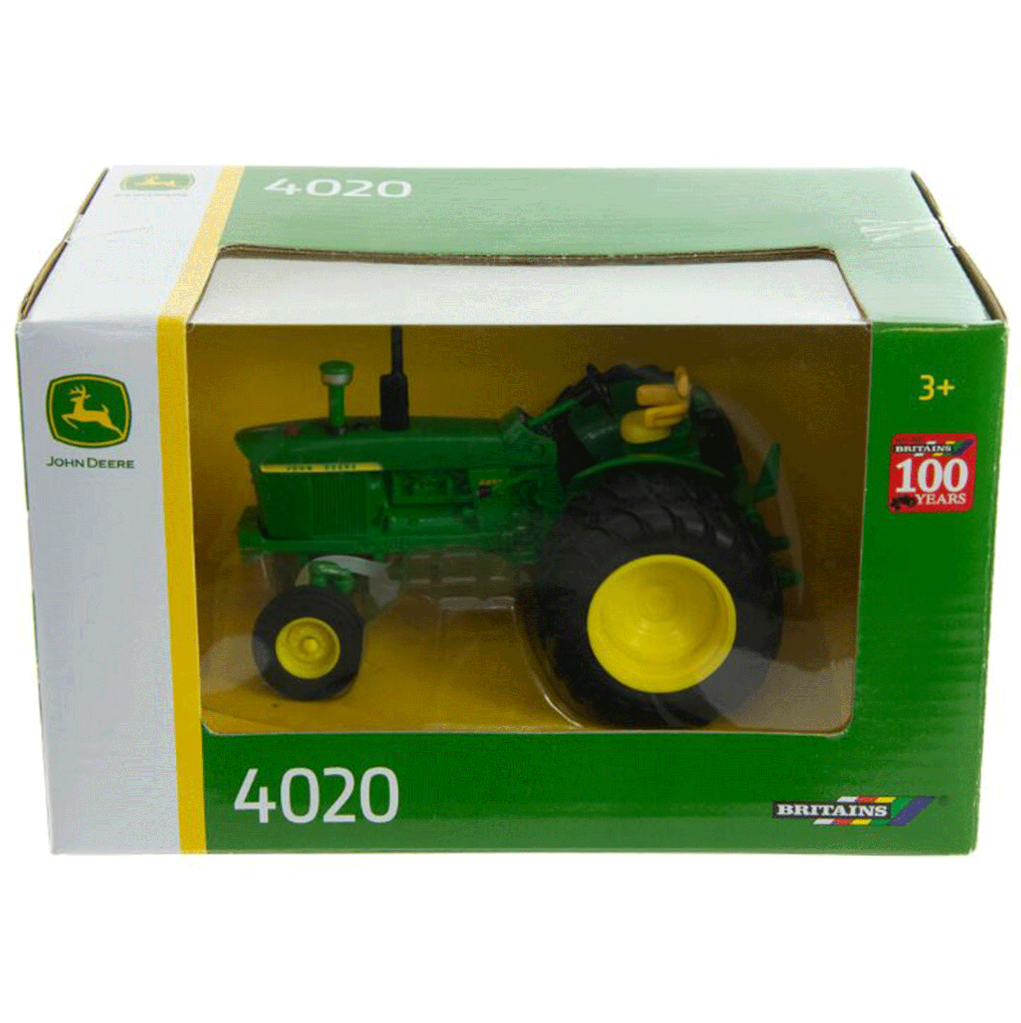 Britains John Deere 4020 Tractor with Dual Rear Wheels 1:32 Scale