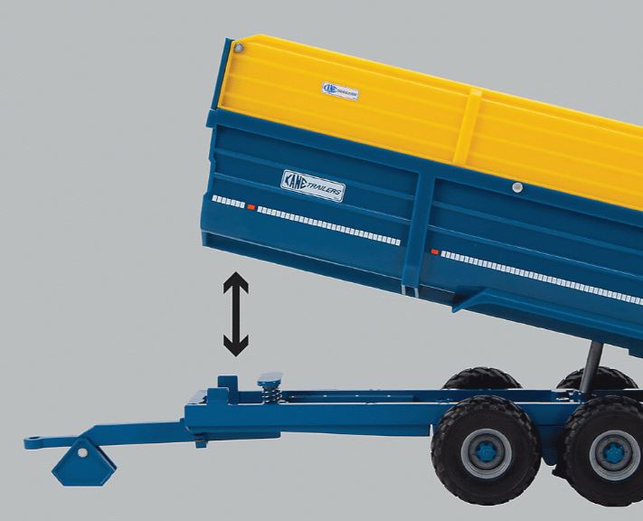 Britains Kane Tri-Axel Halfpipe Sileage Trailer 1.32 Scale 3