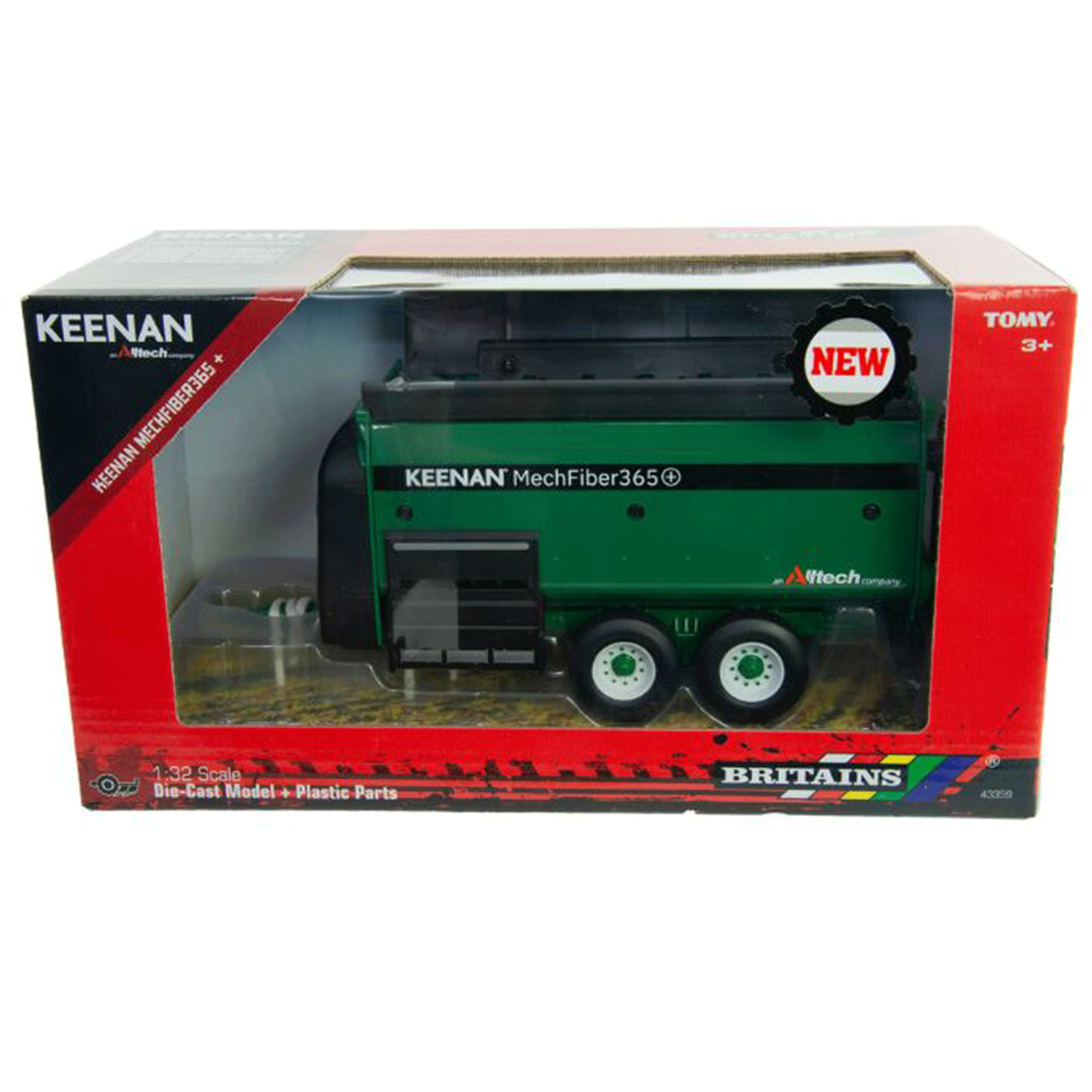 Britains Keenan MechFiber 365 Diet Feeder Wagon 1:32 Scale