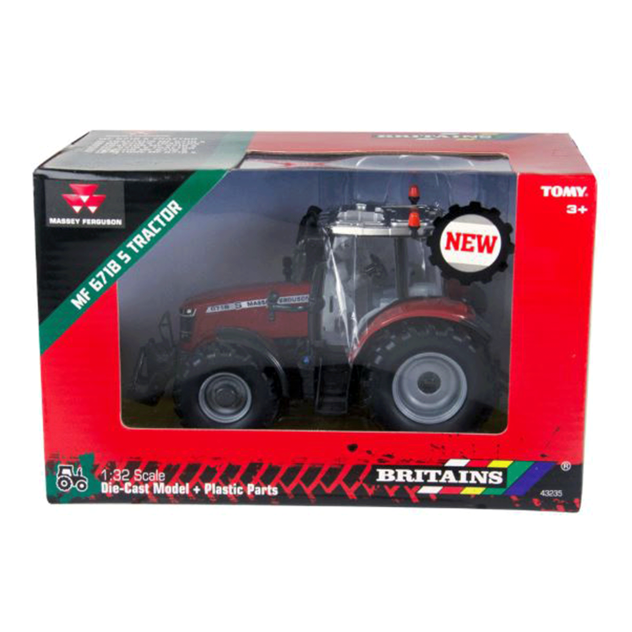 Britains Massey Ferguson 6718 S Tractor 1:32 Scale