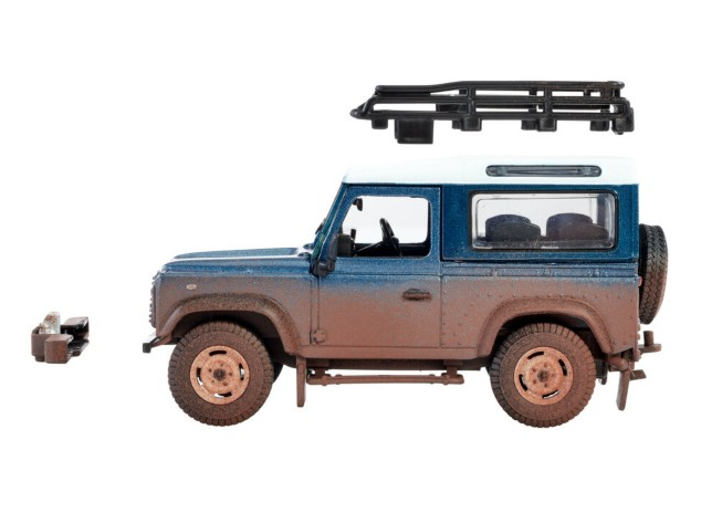 Britains Muddy Land Rover Defender 1.32 Scale 2
