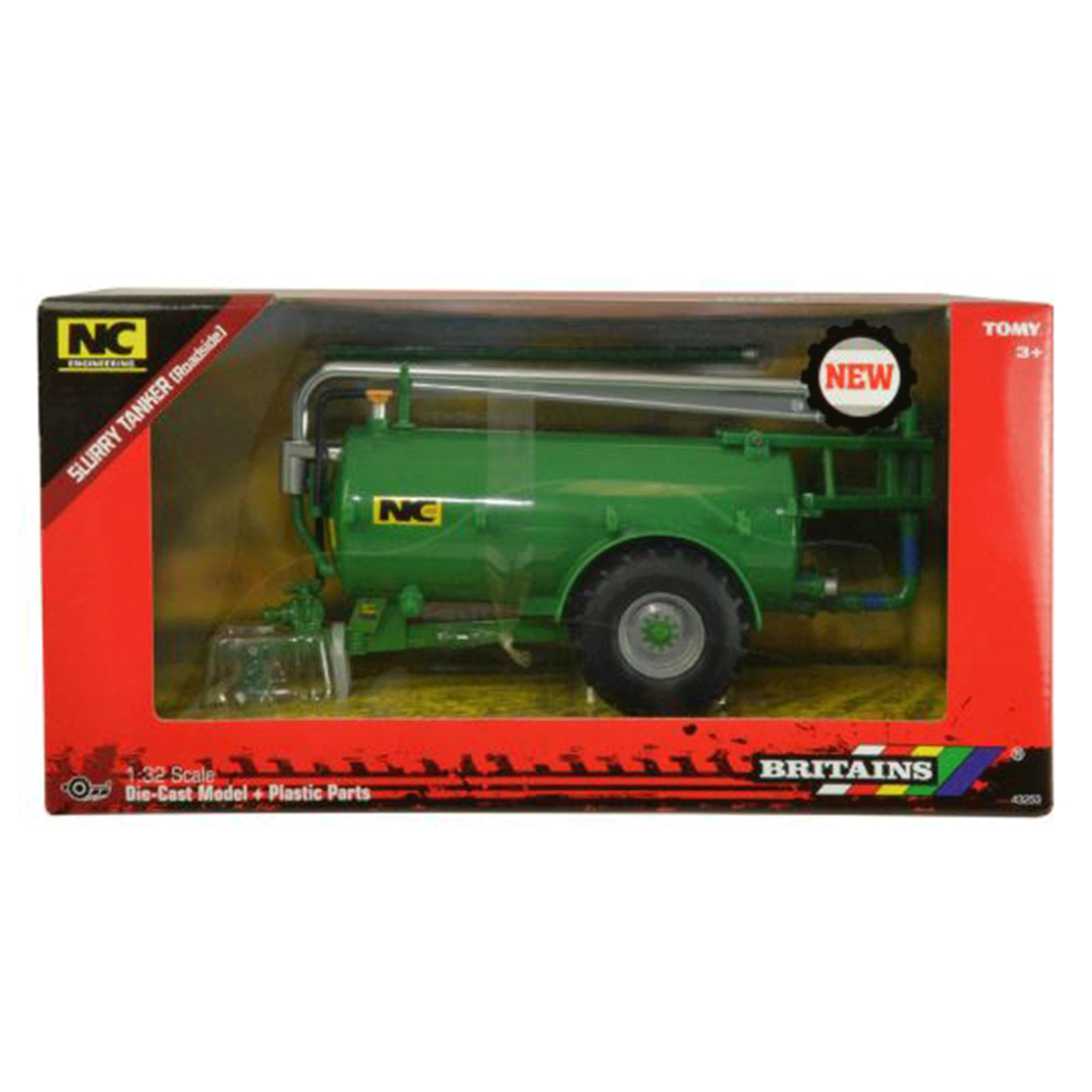 Britains NC Slurry Tanker Roadside Green 1:32 Scale