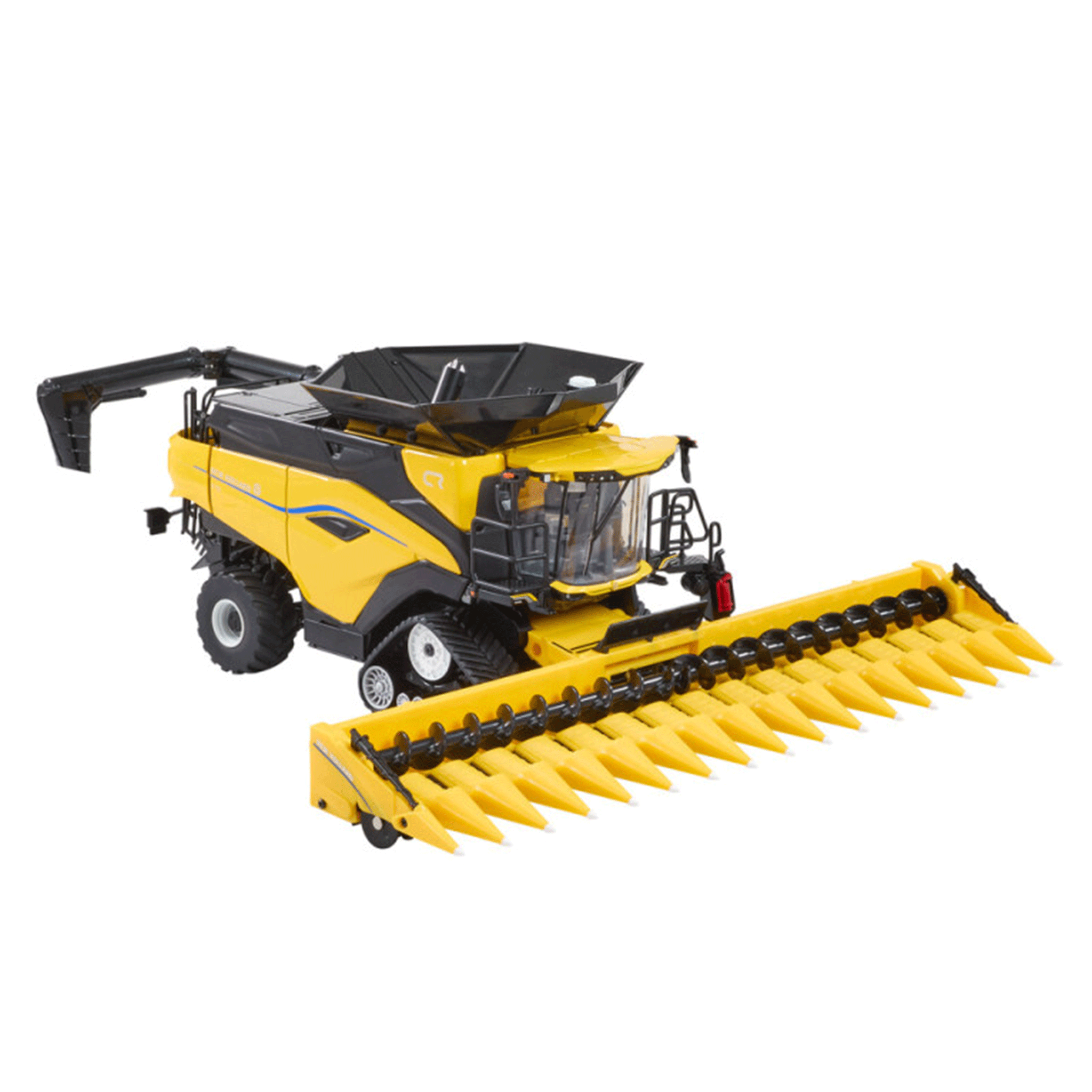 Britains New Holland CR11 Combine with Draper & Corn Heads - Prestige Collection