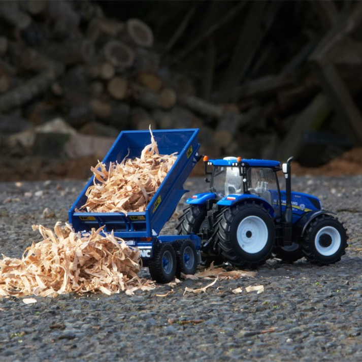 Britains New Holland T6 Tractor & Trailer Play Set 1-32 Scale 3