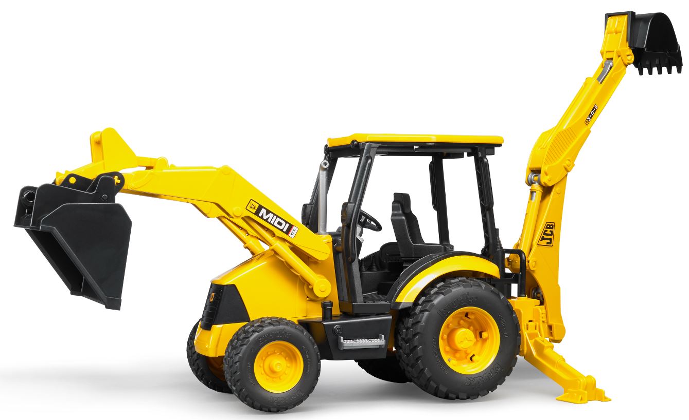 Bruder JCB MIDI CX Backhoe Loader 1 16 Scale 2