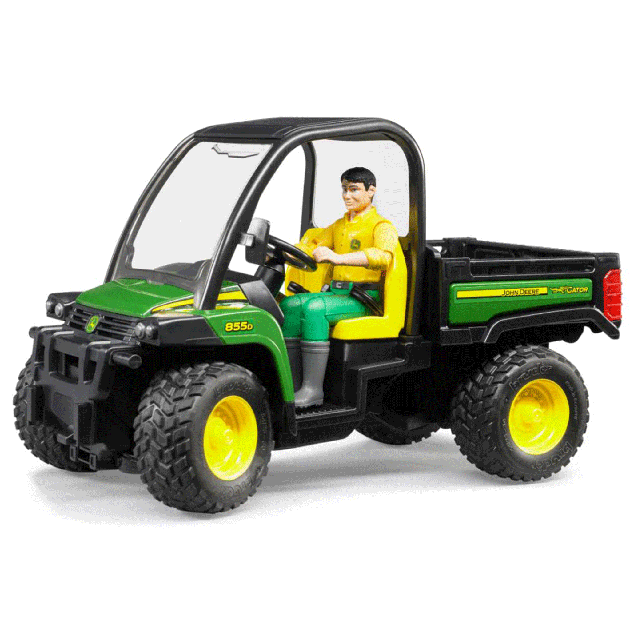 Bruder John Deere Gator XUV 855D with Driver 1:16 Scale
