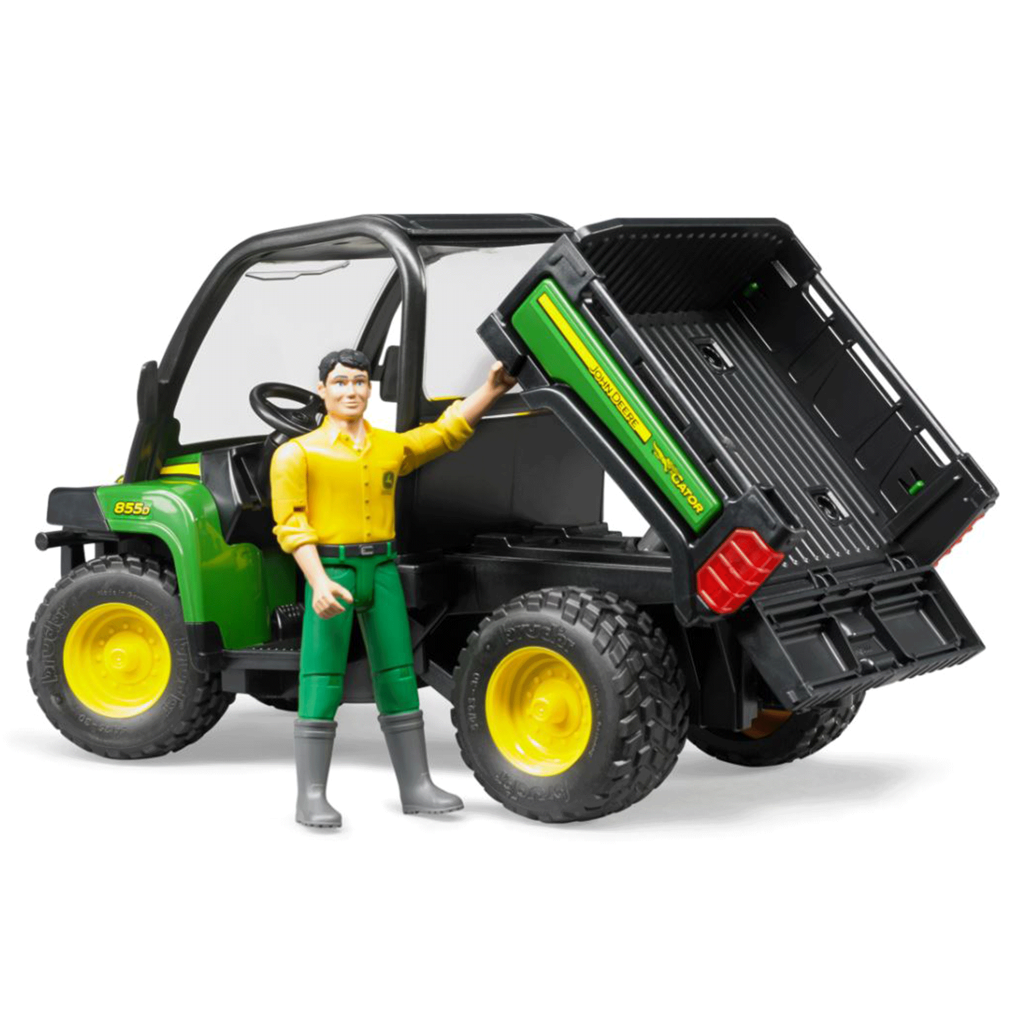 Bruder John Deere Gator XUV 855D with Driver 1:16 Scale