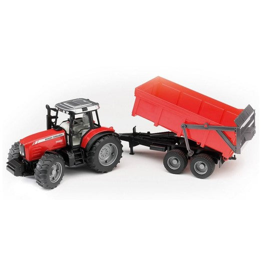 Bruder Massey Ferguson 7480 with Tipping Trailer 1 16 Scale 1