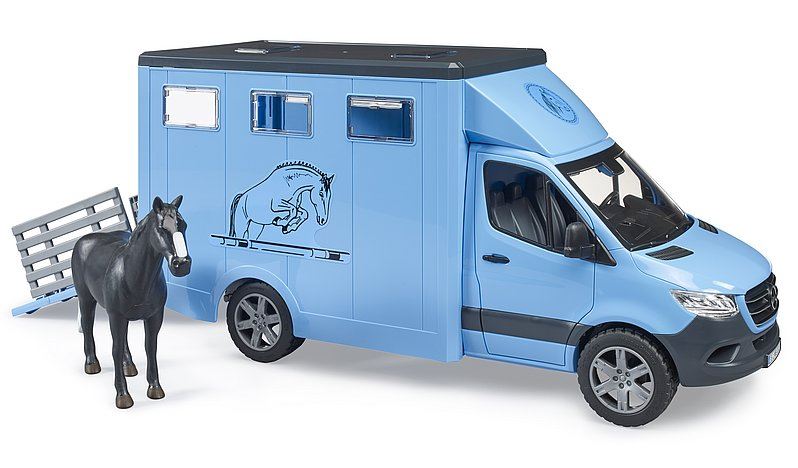 Bruder Mercedes Benz Sprinter Horse Transporter 1.16 Scale 1