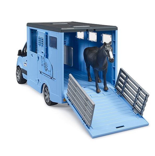Bruder Mercedes Benz Sprinter Horse Transporter 1.16 Scale 2