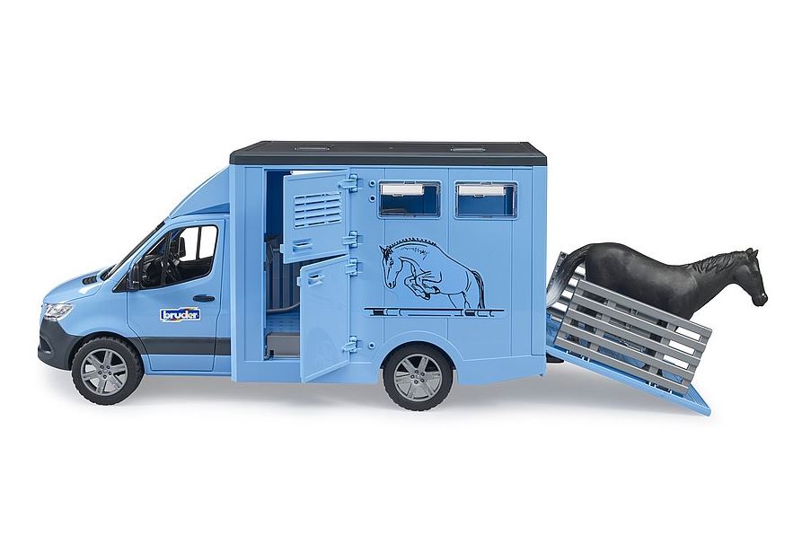Bruder Mercedes Benz Sprinter Horse Transporter 1.16 Scale 3