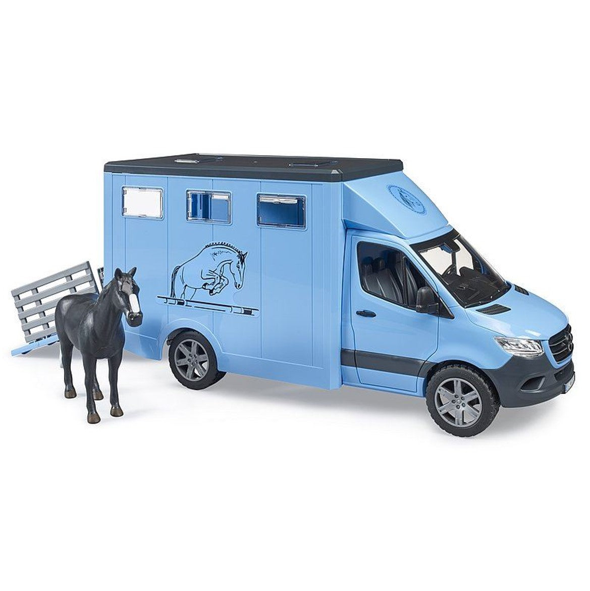 Bruder Mercedes Benz Sprinter Horse Transporter 1.16 Scale 4
