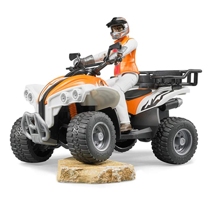 Bruder Quad Bike with Driver 1.16 Scale 1