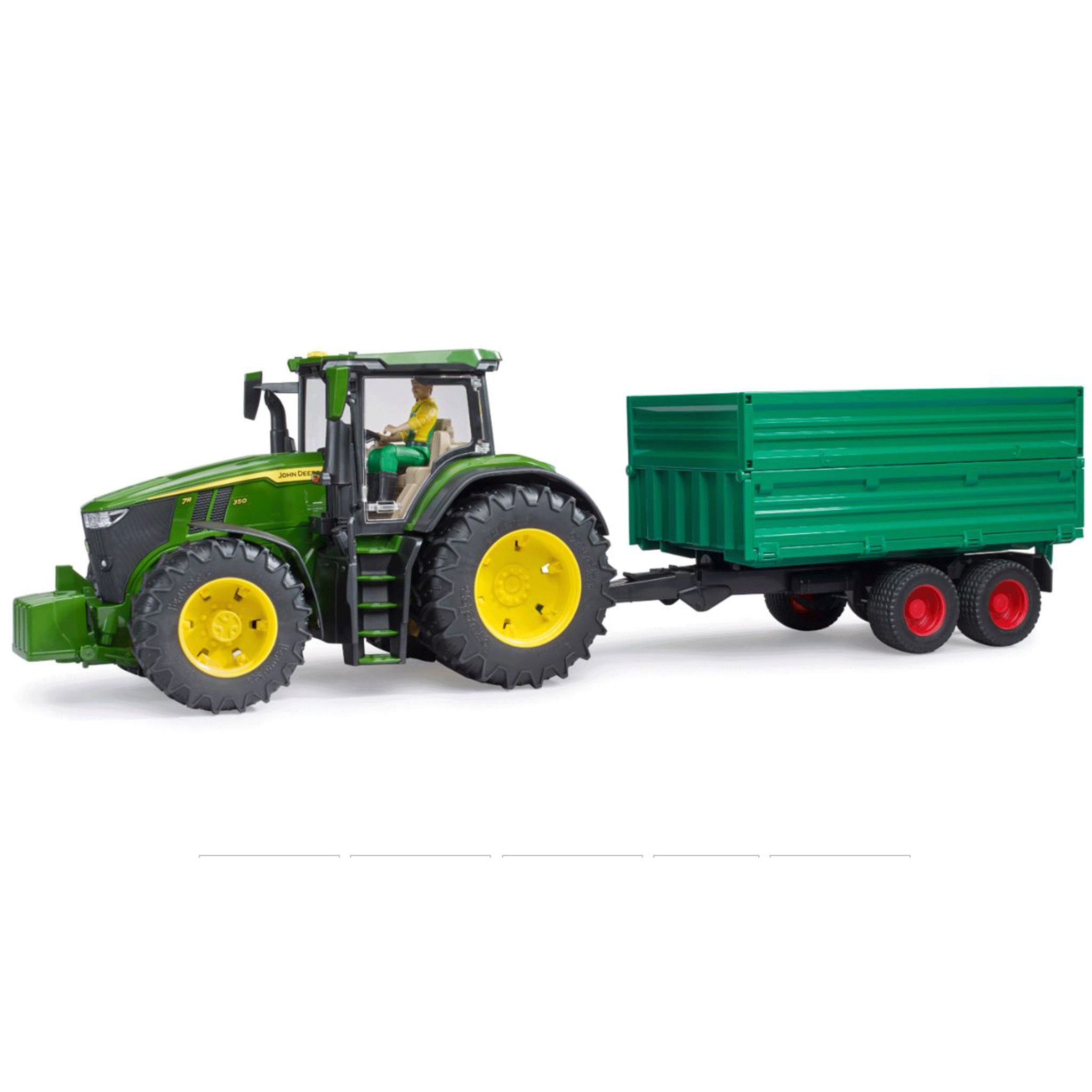 Bruder Tandem Axle Tipping Trailer with Removeable Top 1:16 Scale