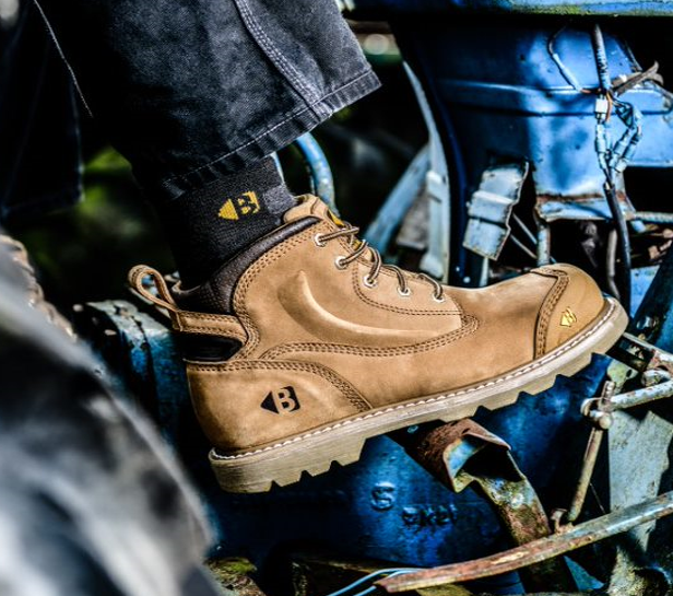 Buckler B650SM Nubuck Leather Safety Lace Boot 2