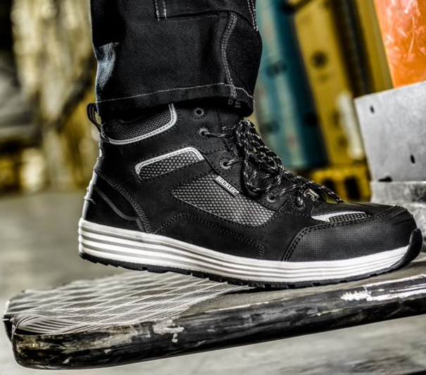 Buckler Baz Largo Bay Black Safety Lace Boot 3