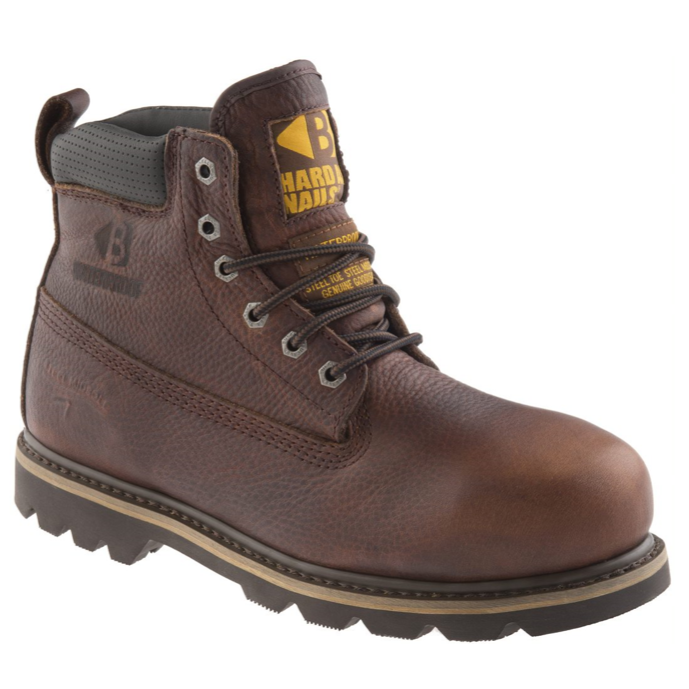 Buckler Brown Leather Waterproof Safety Boot 1