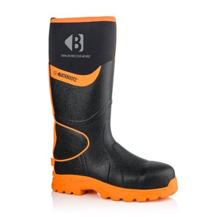 Buckler Buckbootz S5 Hi-Vis Safety Wellingtons with Ankle Protection 1