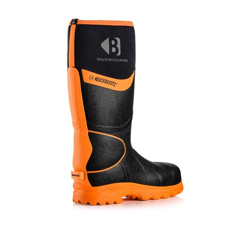 Buckler Buckbootz S5 Hi-Vis Safety Wellingtons with Ankle Protection 2