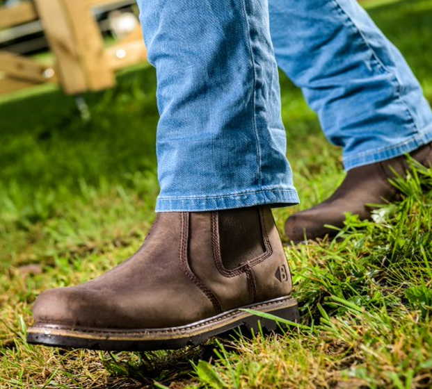 Buckler Buckflex Chocolate Leather Dealer Boot 3