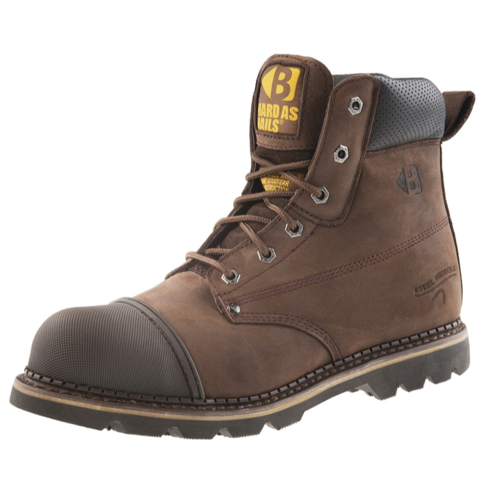 Buckler Chocolate Oil Leather Safety Lace Boot 2