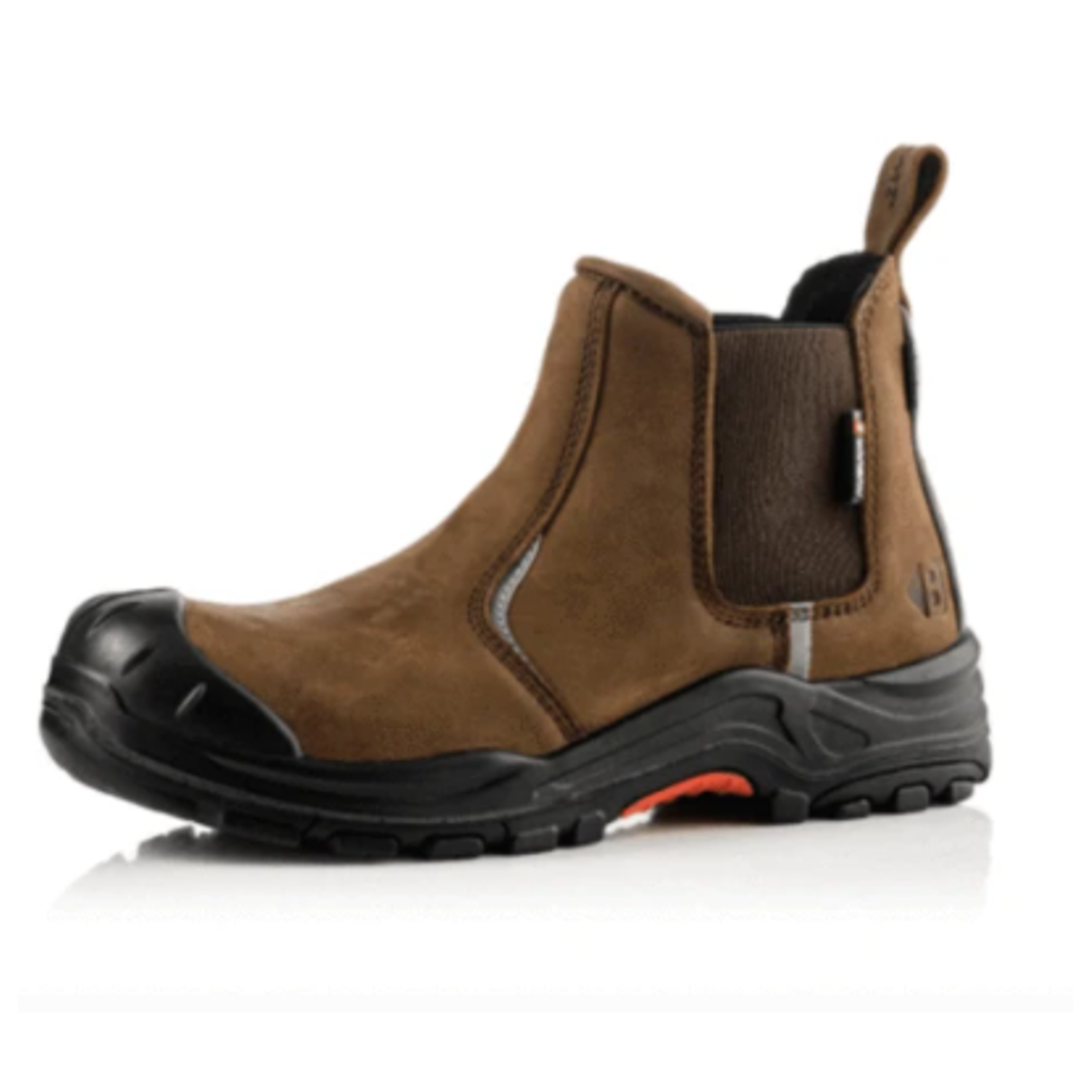 Buckler Nubuckz Brown Safety Dealer Boot 1