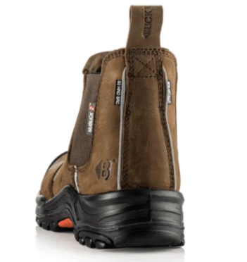 Buckler Nubuckz Brown Safety Dealer Boot 2