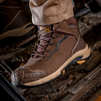 Buckler Tradez Blitz S3 SRC Lightweight Waterproof Safety Lace Boot Brown 3