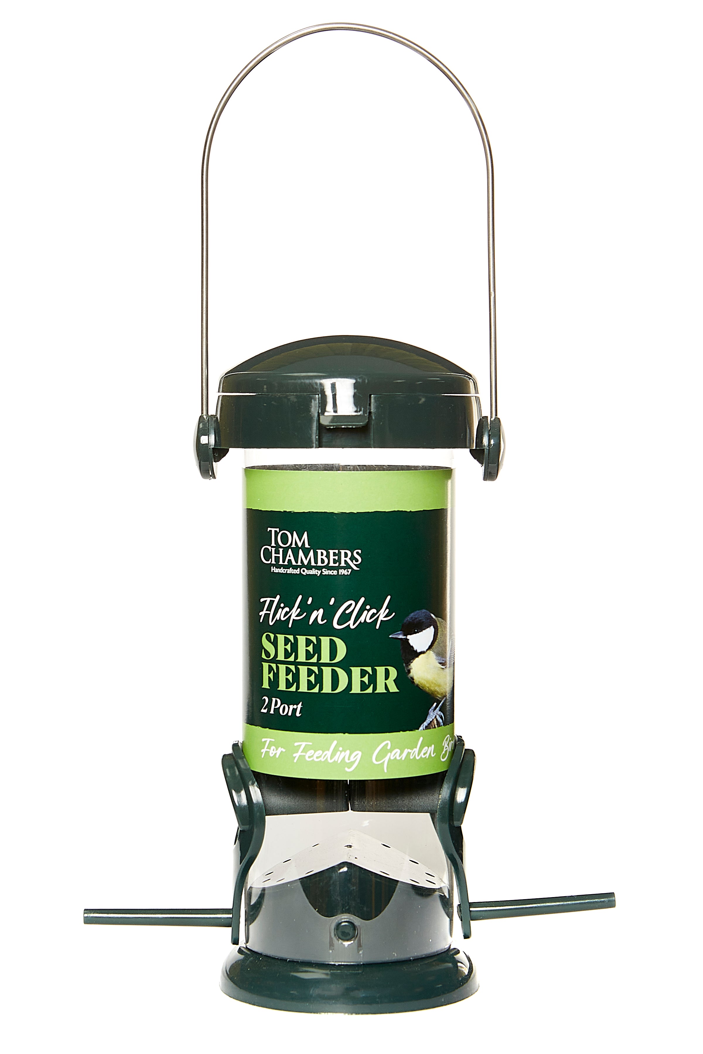 Tom Chambers Flick 'n' Click 2 Port Seed Feeder