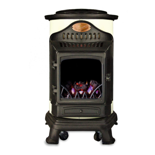 Provence 3kw Portable Gas Stove Heater Cream 1