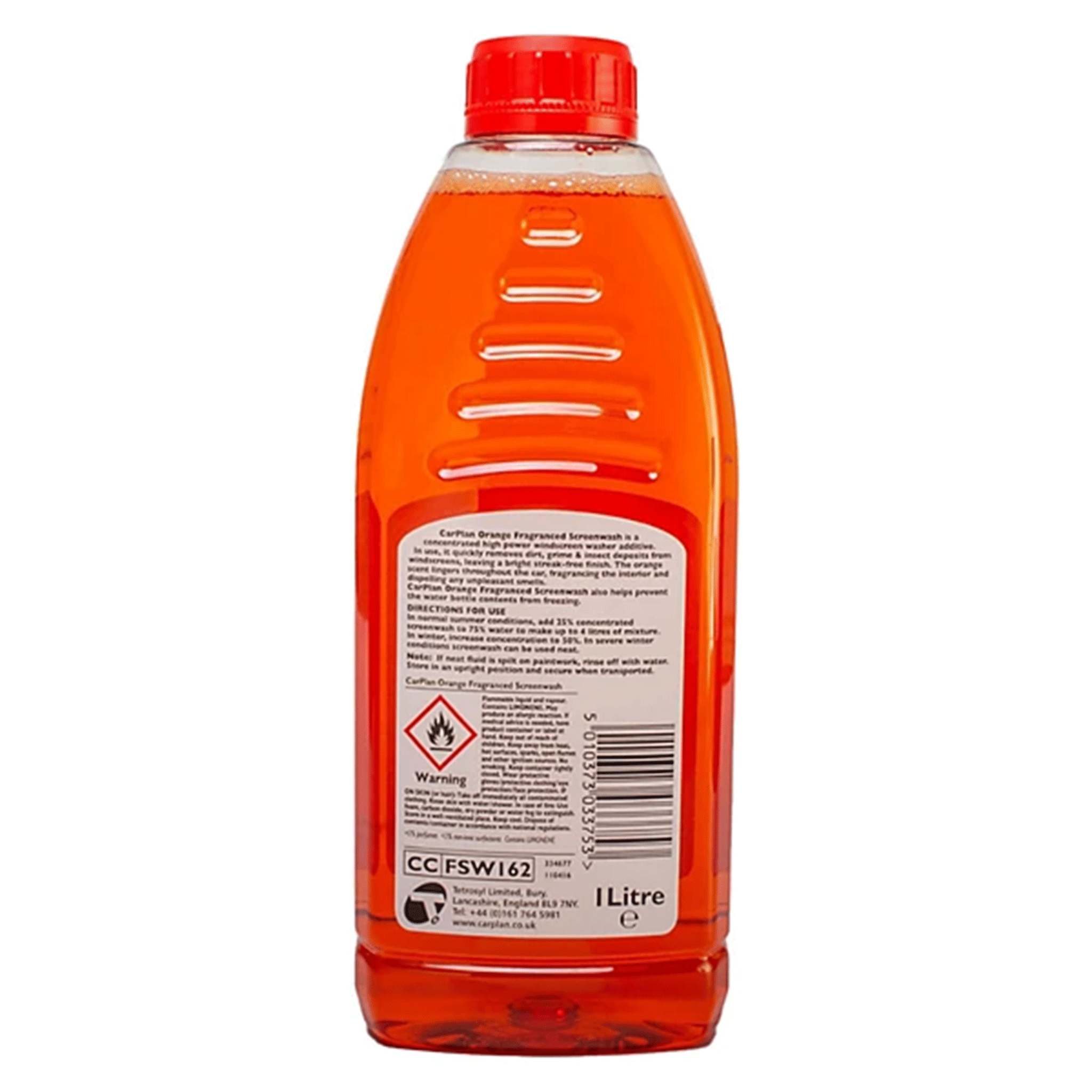 Carplan 1L Orange Fragranced Screenwash Concentrate