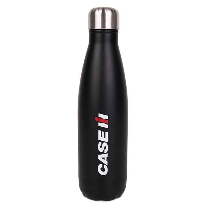Case IH Double Walled Water Bottle 500ml Black