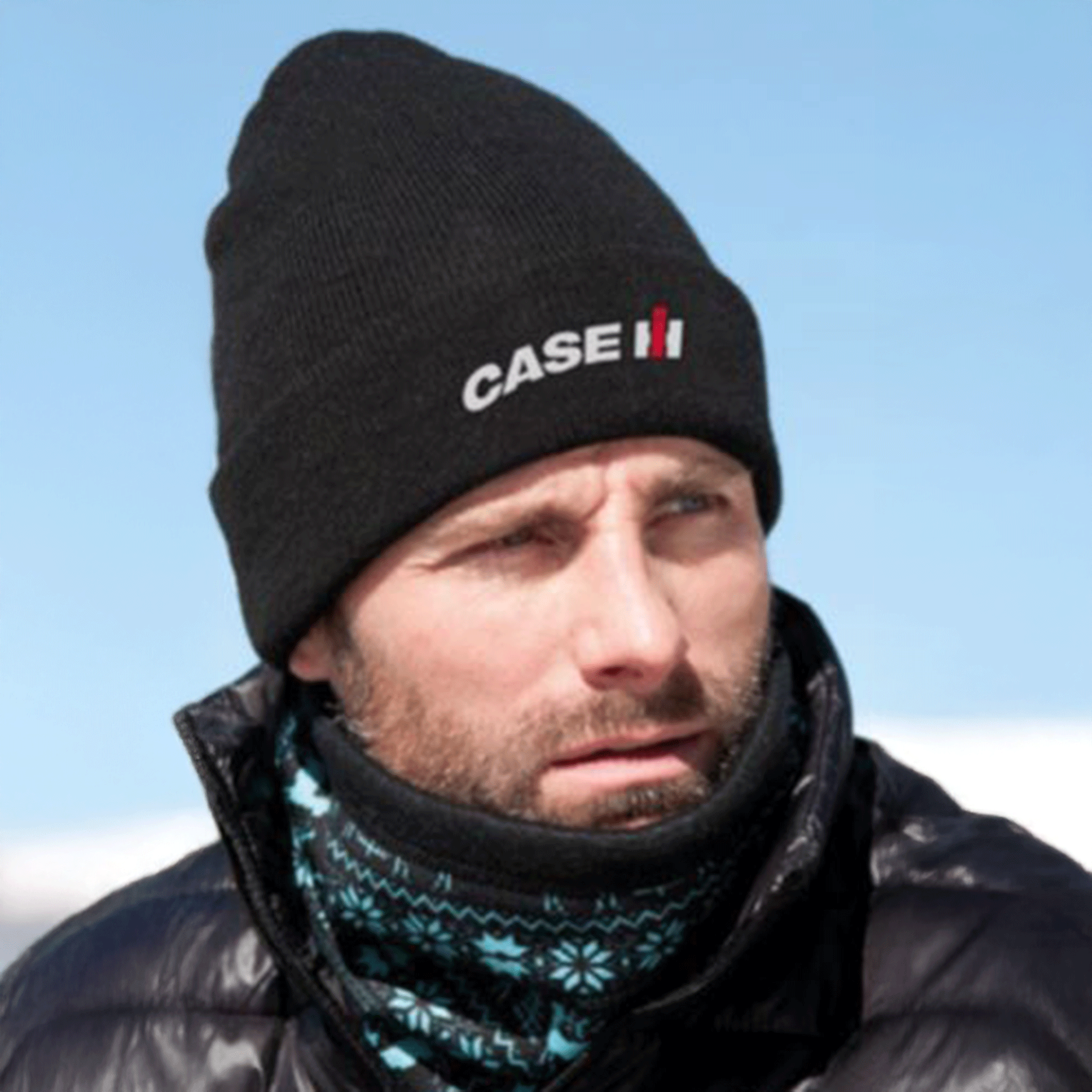 Case IH Lined Lightweight Thinsulate Beanie Hat Black