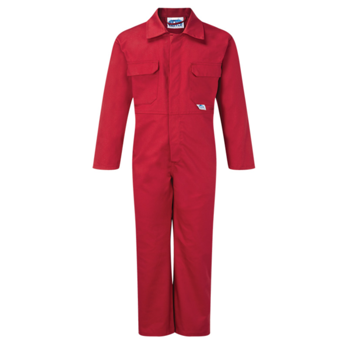 Castle Junior Tearaway Overalls Red 1
